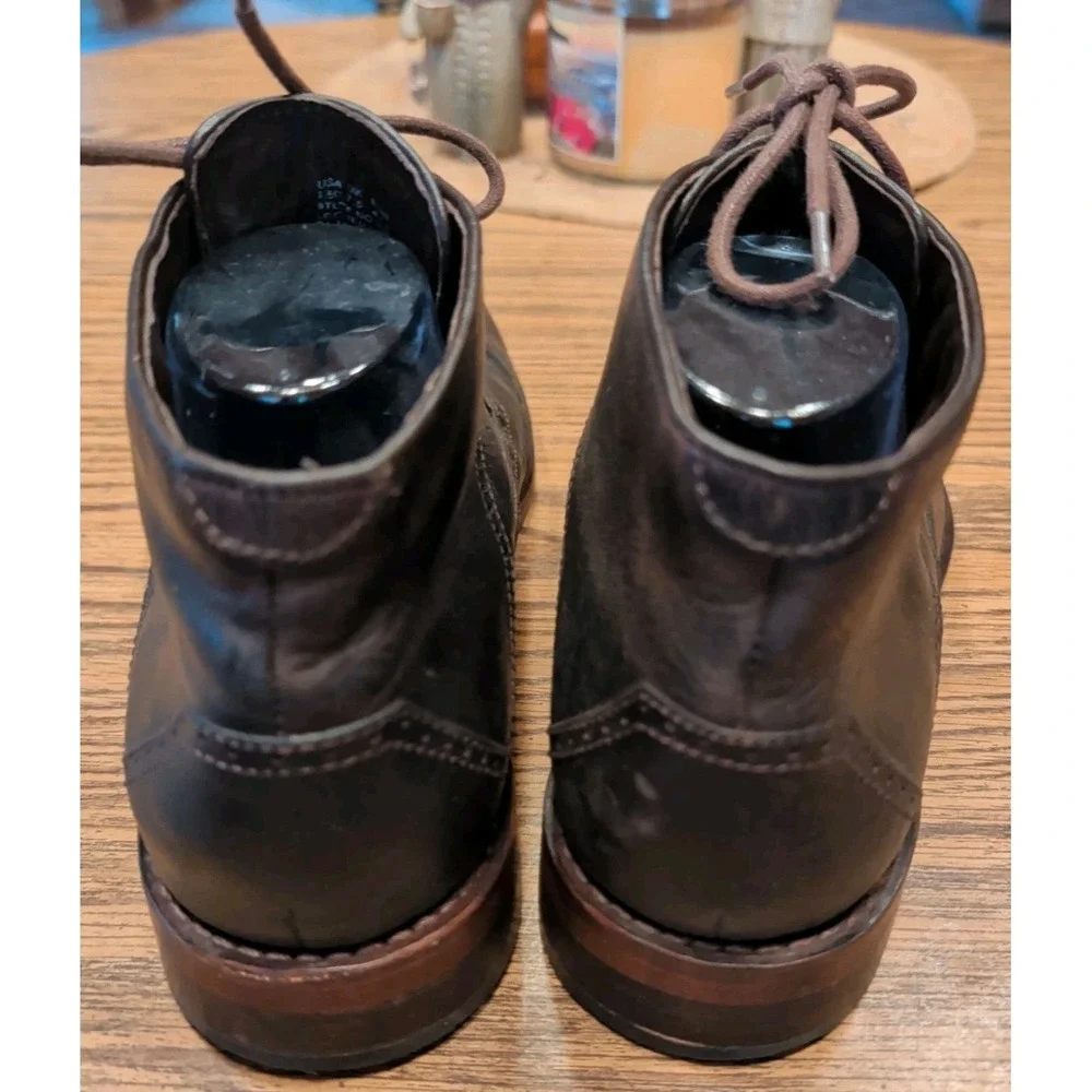 Wolverine 1000 Mile Wesley Wingtip Chukka Leather Boots Men's Size 8.5 D Brown